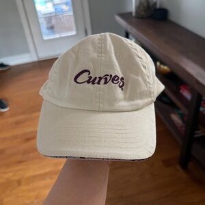 Cream Curves baseball cap